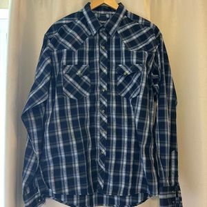 Wrangler Western XL Long Sleeve Shirt.
